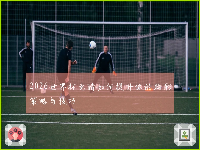 2026世界杯竞猜如何提升你的购彩策略与技巧